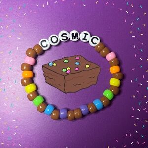 Colorful Cosmic Beaded Bracelet